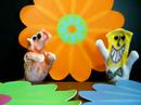 Picture of Mr. I. Fry and Pat the Peace Bear