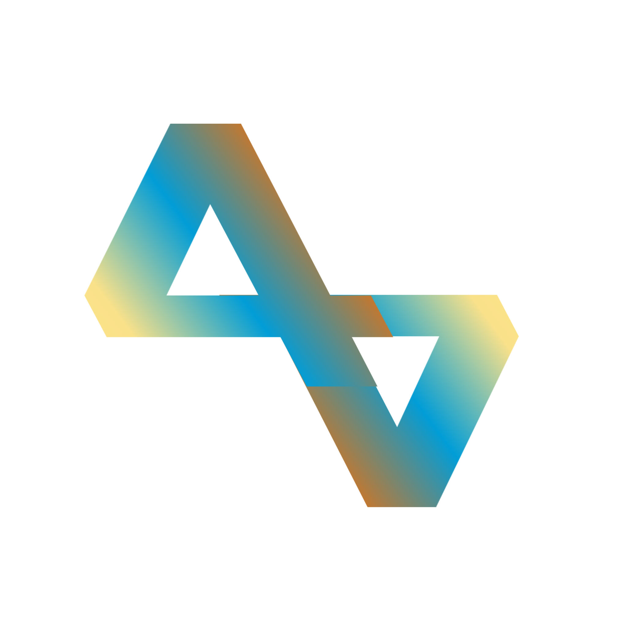 Adult Site Logo: Two of the number 4 attached to make two triangles linked in the infinity sign