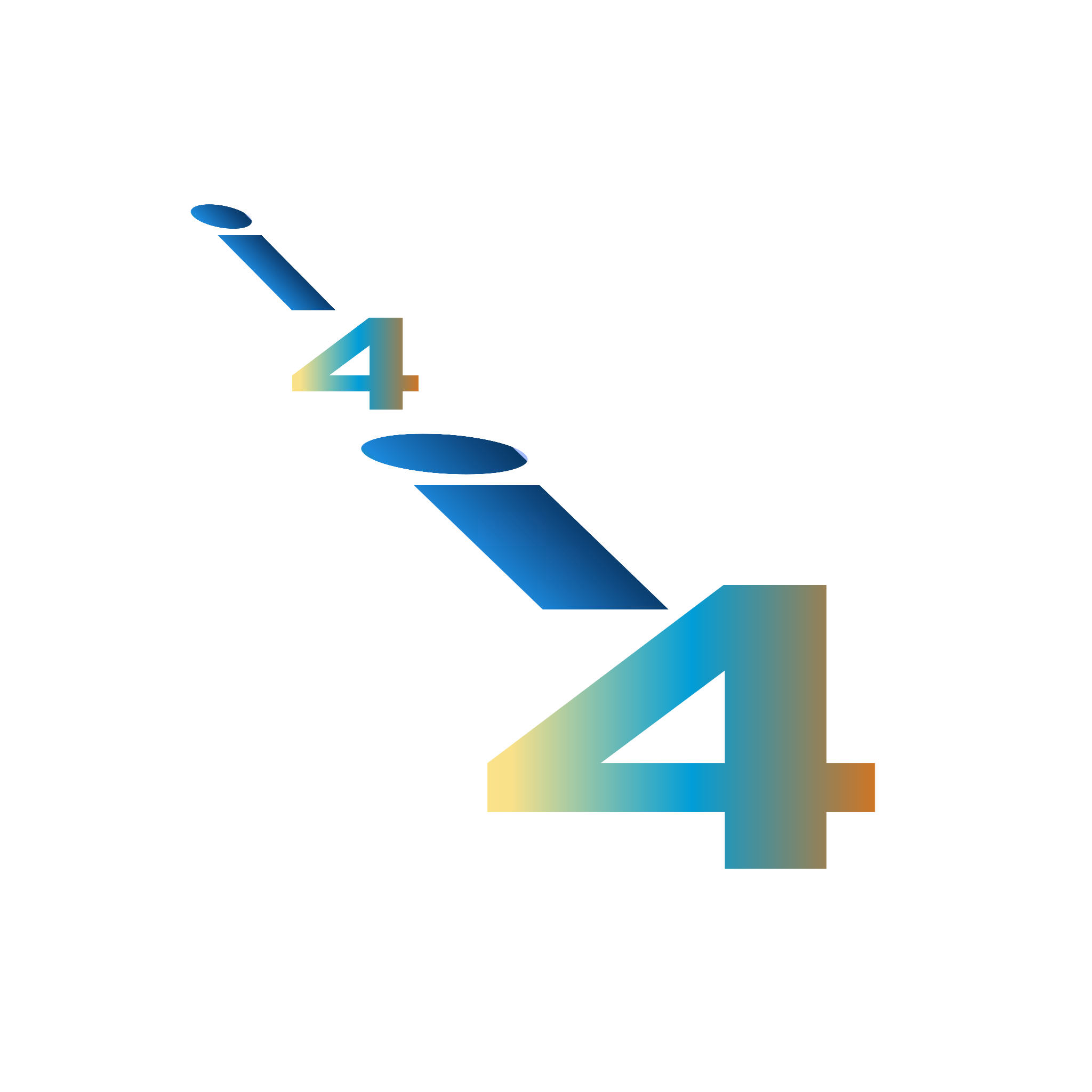 A road of the letters i and the numbers 4